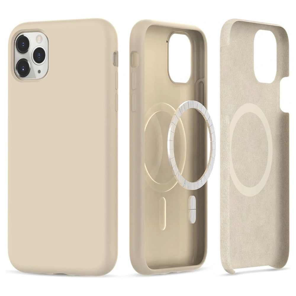 Etui Tech-Protect Silicone MagSafe Apple iPhone 11 Pro Beige