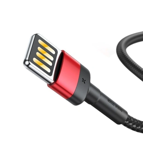 Kup Kabel Lightning USB (beidseitig) Baseus Cafule 1,5A 2m (schwarz-rot) - BSU444BLKRED - {ean13} - Sklep Home Screen