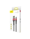 Kup Kabel Lightning USB (dwustronny) Baseus Cafule 1,5A 2m (czarno-czerwony) - BSU444BLKRED - {ean13} - Sklep Home Screen