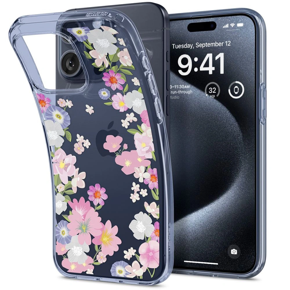 Etui Spigen Liquid Crystal Apple iPhone 15 Pro Blossom