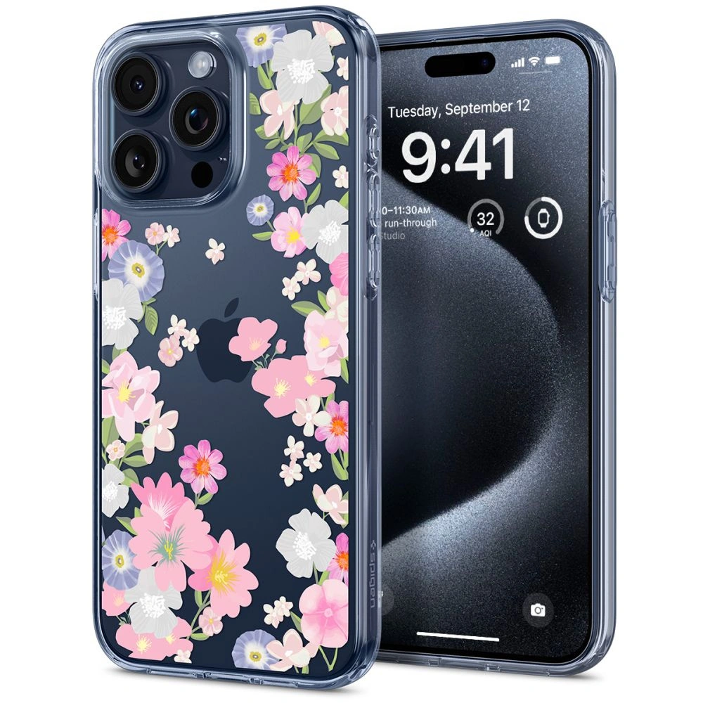 Etui Spigen Liquid Crystal Apple iPhone 15 Pro Blossom