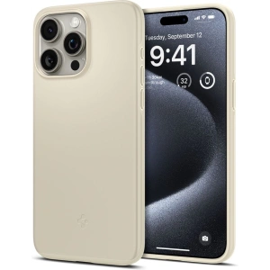Etui Spigen Thin Fit Apple iPhone 15 Pro Mute Beige