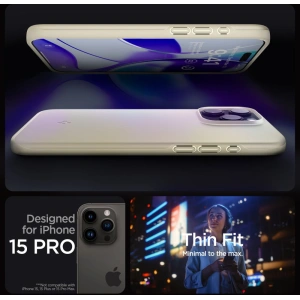 Etui Spigen Thin Fit Apple iPhone 15 Pro Mute Beige