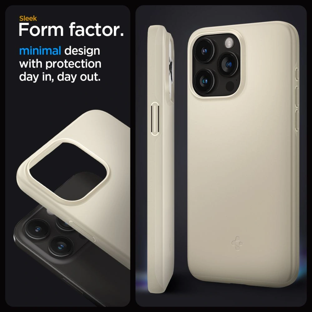 Etui Spigen Thin Fit Apple iPhone 15 Pro Mute Beige