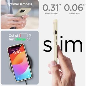 Etui Spigen Thin Fit Apple iPhone 15 Mute Beige