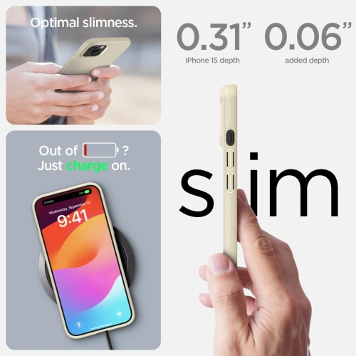 Buy Spigen Thin Fit Apple iPhone 15 Mute Beige - SPN3126 - {ean13} - Home Screen Store Europe