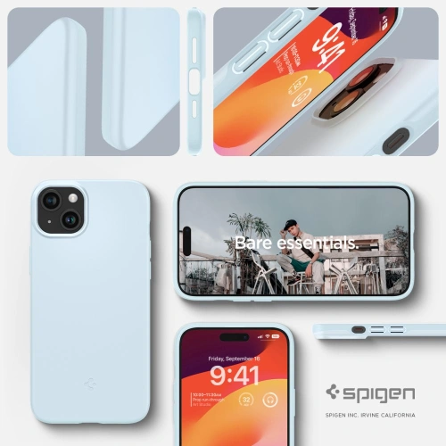 Kup Etui Spigen Thin Fit Apple iPhone 15 Mute Blue - SPN3127 - {ean13} - Sklep Home Screen