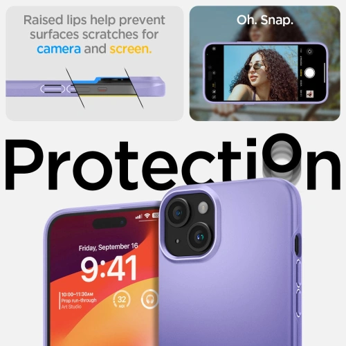 Kup Etui Spigen Thin Fit Apple iPhone 15 Iris Purple - SPN3128 - {ean13} - Sklep Home Screen