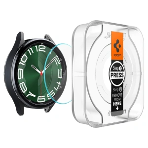 Kup Szkło hartowane Spigen GLAS.tR ez Fit Samsung Galaxy Watch 6 Classic (47mm) Clear [2 PACK] - SPN3129 - {ean13} - Sklep Home Screen