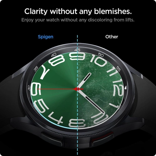 Kup Spigen Samsung Sticlă călită GLAS.tR ez Fit Galaxy Watch 6 Classic (47mm) Transparent [2 PACK] - SPN3129 - {ean13} - Sklep Home Screen