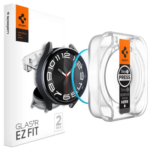 Kup Tvrzené sklo Spigen GLAS.tR ez Fit Samsung Galaxy Watch 6 Classic (43mm) Čiré [2 PACK] - SPN3130 - {ean13} - Sklep Home Screen