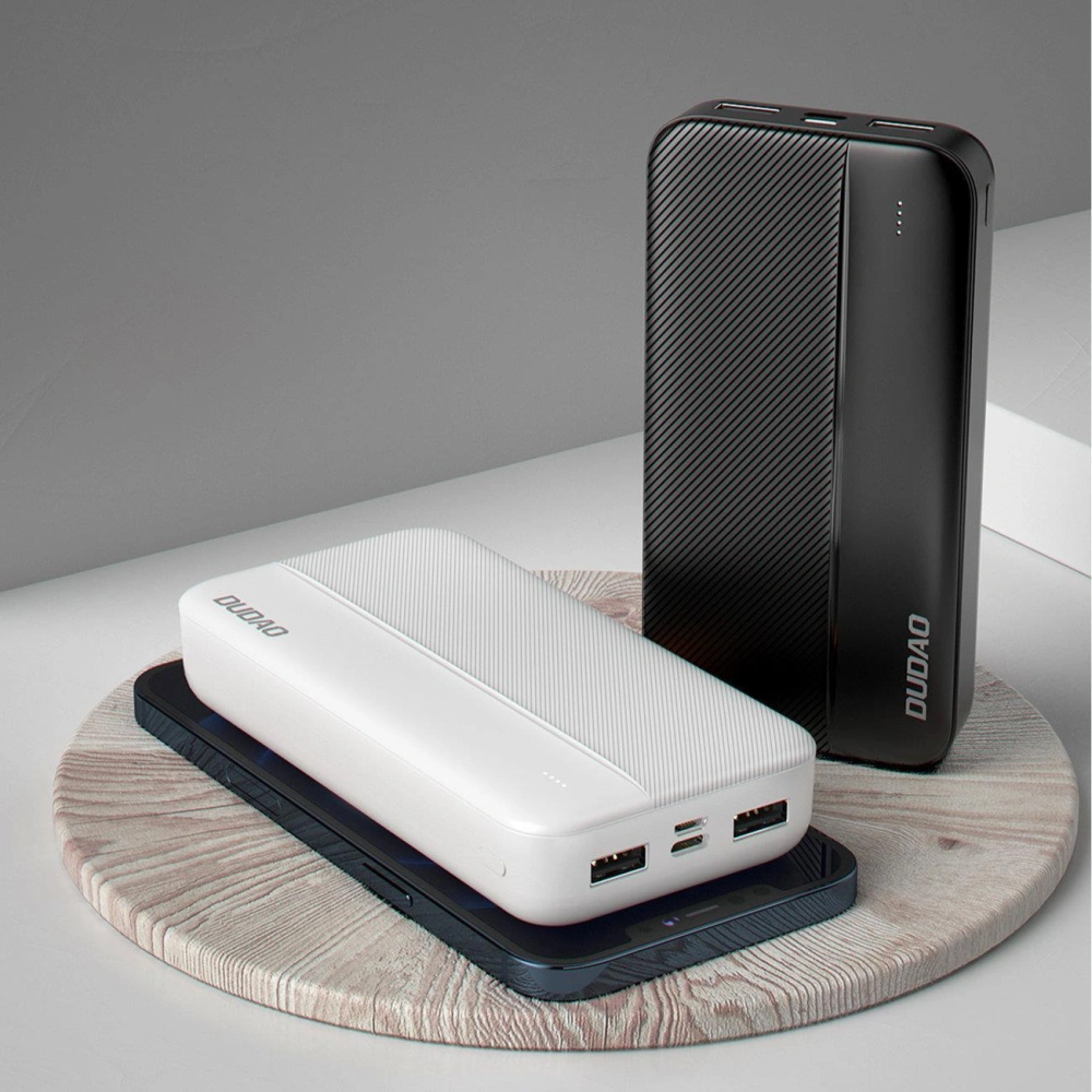 Powerbank Dudao 20000mAh 2xUSB-A 10W biały (K4S+)