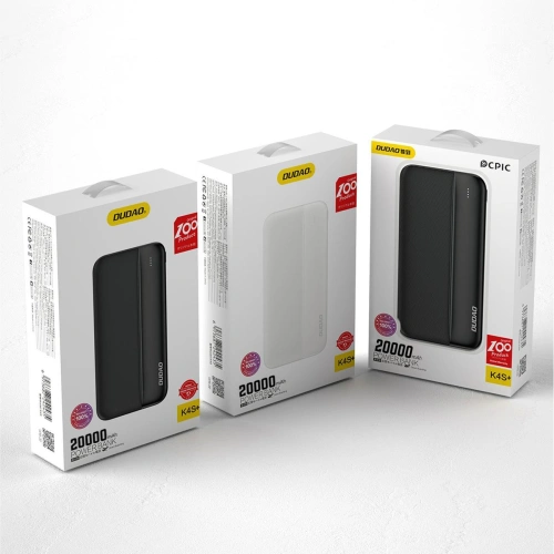 Kup Powerbank Dudao 20000mAh 2xUSB-A 10W černý (K4S+) - DDA293 - {ean13} - Sklep Home Screen