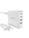 Dudao Încărcător A100EU GaN 100W 2xUSB-C / 2xUSB-A alb