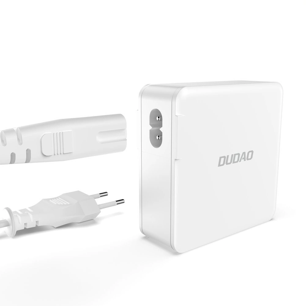 Ładowarka sieciowa Dudao A100EU GaN 100W 2xUSB-C / 2xUSB-A biała