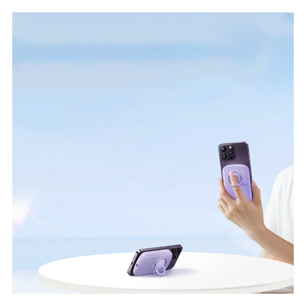 Powerbank bezprzewodowy Joyroom JR-W030 6000mAh 20W MagSafe fioletowy