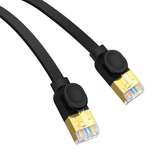 Kup Kabel síťový Baseus, Ethernet RJ45, 10 Gbps, Cat.7, 1m (černý) - BSU4605 - {ean13} - Sklep Home Screen