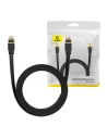 Netzwerkkabel Baseus, Ethernet RJ45, 10 Gbps, Cat.7, 5m (schwarz)