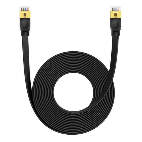 Kup Síťový kabel Baseus, Ethernet RJ45, 10 Gbps, Cat.7, 8m (černý) - BSU4609 - {ean13} - Sklep Home Screen