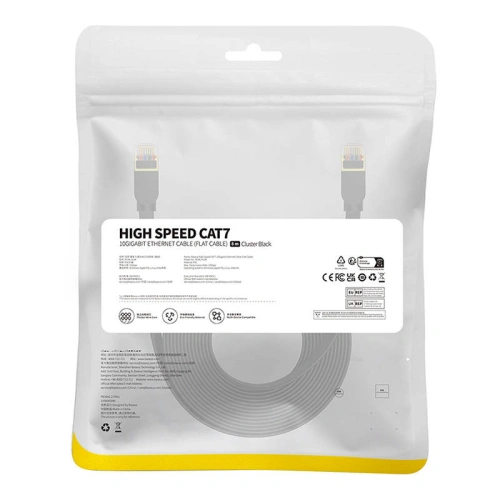 Kup BaseusCablu de rețea , Ethernet RJ45, 10 Gbps, Cat.7, 8m (negru) - BSU4609 - {ean13} - Sklep Home Screen