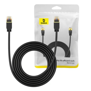 Kup Kabel sieciowy Baseus High Speed, Ethernet RJ45, 10 Gbps, Cat.7, 3m (czarny) - BSU4611 - {ean13} - Sklep Home Screen
