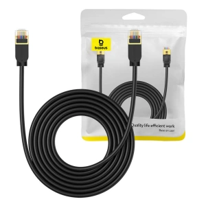 Kup Kabel sieciowy Baseus High Speed, Ethernet RJ45, 10 Gbps, Cat.7, 5m (czarny) - BSU4612 - {ean13} - Sklep Home Screen