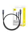 Verlängerungskabel Baseus USB-C männlich zu weiblich High Definition, 10Gbps, 0,5m (schwarz)