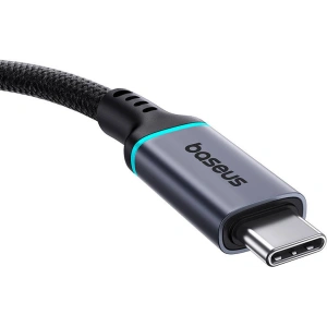 Kábel meghosszabbítása Baseus USB-C férfi női High Definition, 10Gbps, 0,5m (fekete)