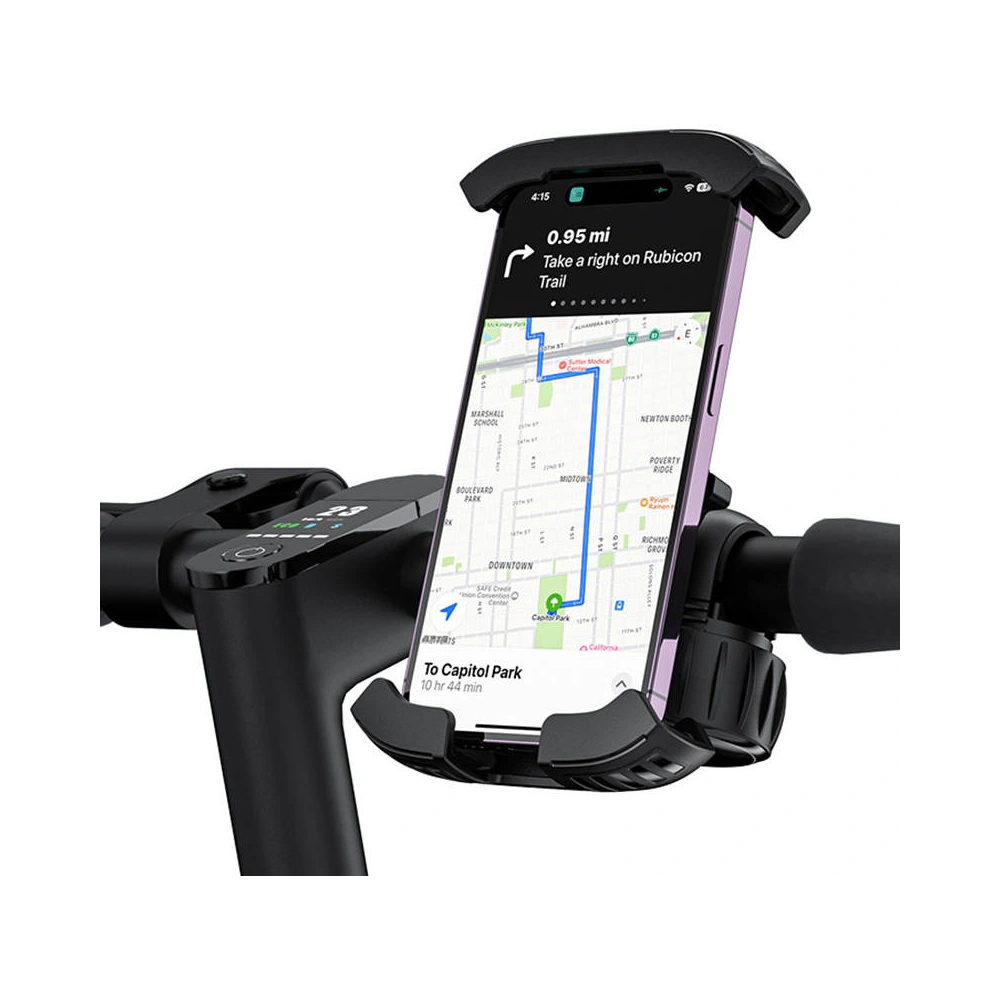 Uchwyt rowerowy Baseus QuickGo do telefonów 5,7 cali do 7,2 cali (czarny)