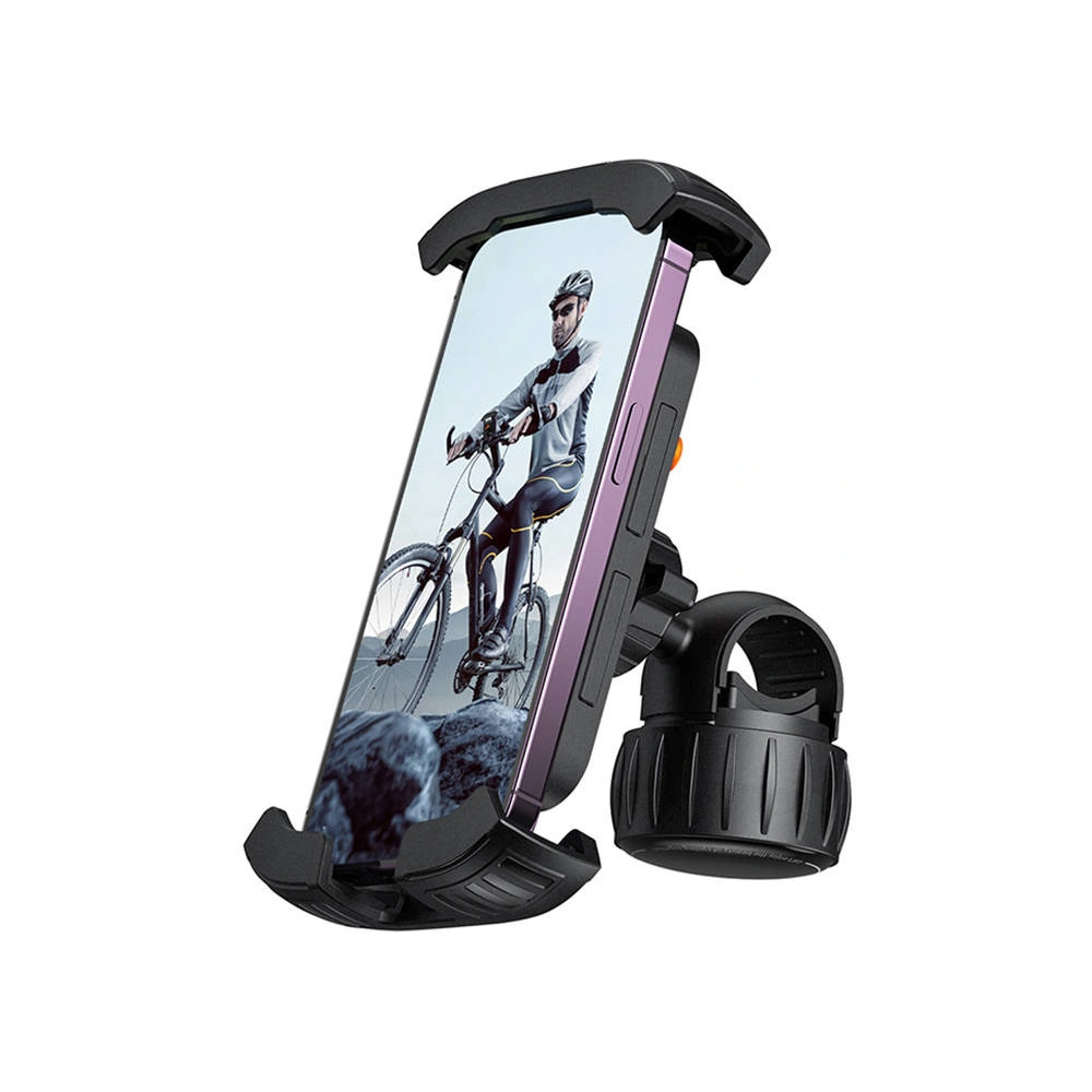Uchwyt rowerowy Baseus QuickGo do telefonów 5,7 cali do 7,2 cali (czarny)