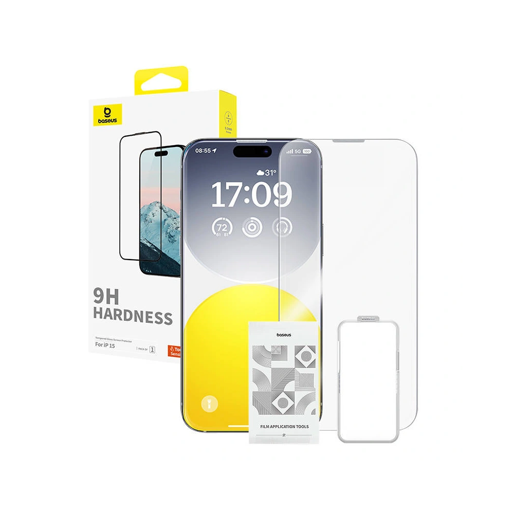 Szkło hartowane Baseus Diamond do Apple iPhone 15