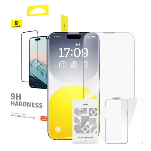 Kup Edzett üveg Baseus Diamond Apple iPhone 15 Pro Max-hoz - BSU4619 - {ean13} - Sklep Home Screen