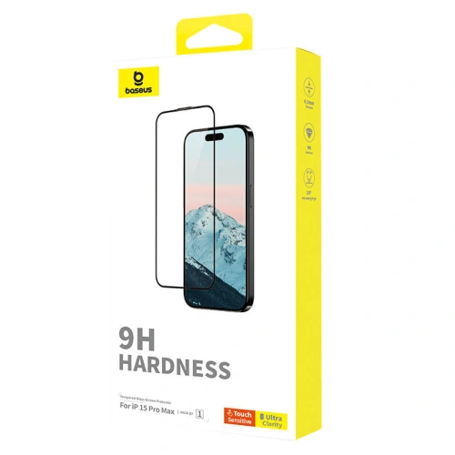 Kup Gehärtetes Glas Baseus Diamond für Apple iPhone 15 Pro Max - BSU4619 - {ean13} - Sklep Home Screen