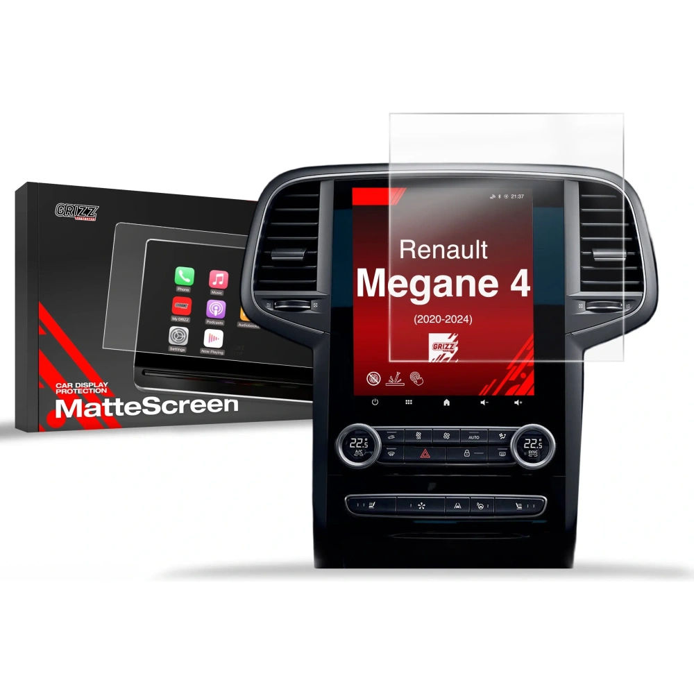 Folia matowa GrizzGlass CarDisplay Protection do Renault Megane 4 9,3" (2020-2024)