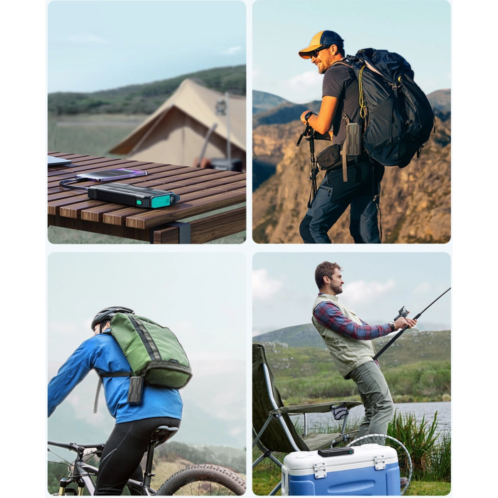 Powerbank Joyroom JR-L016 10000mAh + kable USB-C / micro USB / Lightning (czarny)