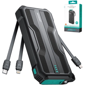 Powerbank Joyroom JR-L016 10000mAh + kable USB-C / micro USB / Lightning (czarny)