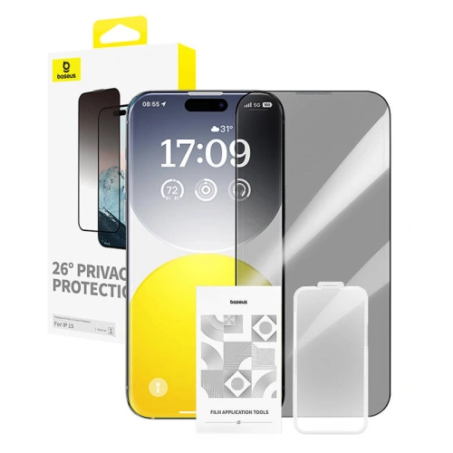 Kup Privatisierendes Glas Baseus Diamond Apple iPhone 15 - BSU4620 - {ean13} - Sklep Home Screen