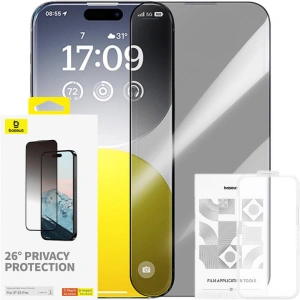 Baseus Diamond Apple iPhone 15 Pro privacy glass