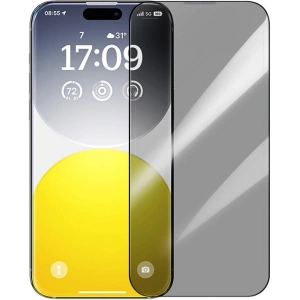 Baseus Apple Sticlă de confidențialitate Diamond iPhone 15 Pro