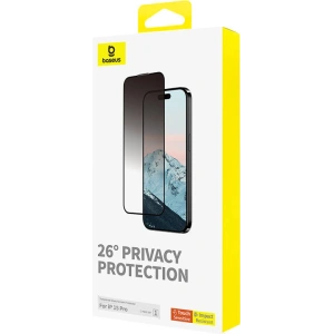 Baseus Apple Sticlă de confidențialitate Diamond iPhone 15 Pro