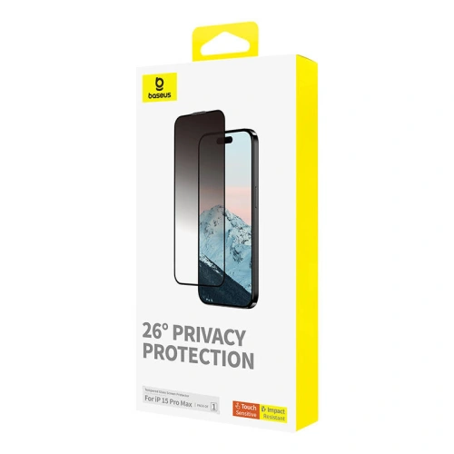 Kup Privatisierendes Glas Baseus Diamond Apple iPhone 15 Pro Max - BSU4623 - {ean13} - Sklep Home Screen