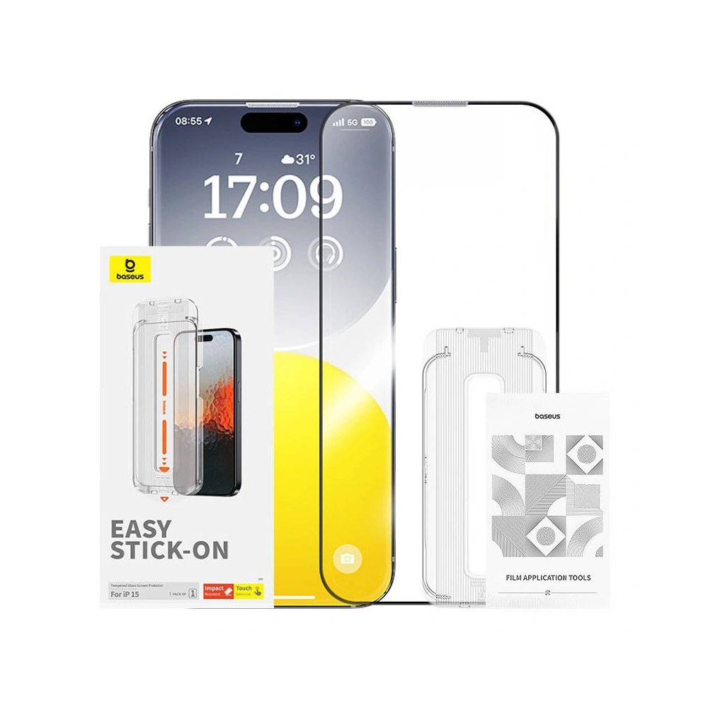 Szkło hartowane Baseus Sapphire Apple iPhone 15