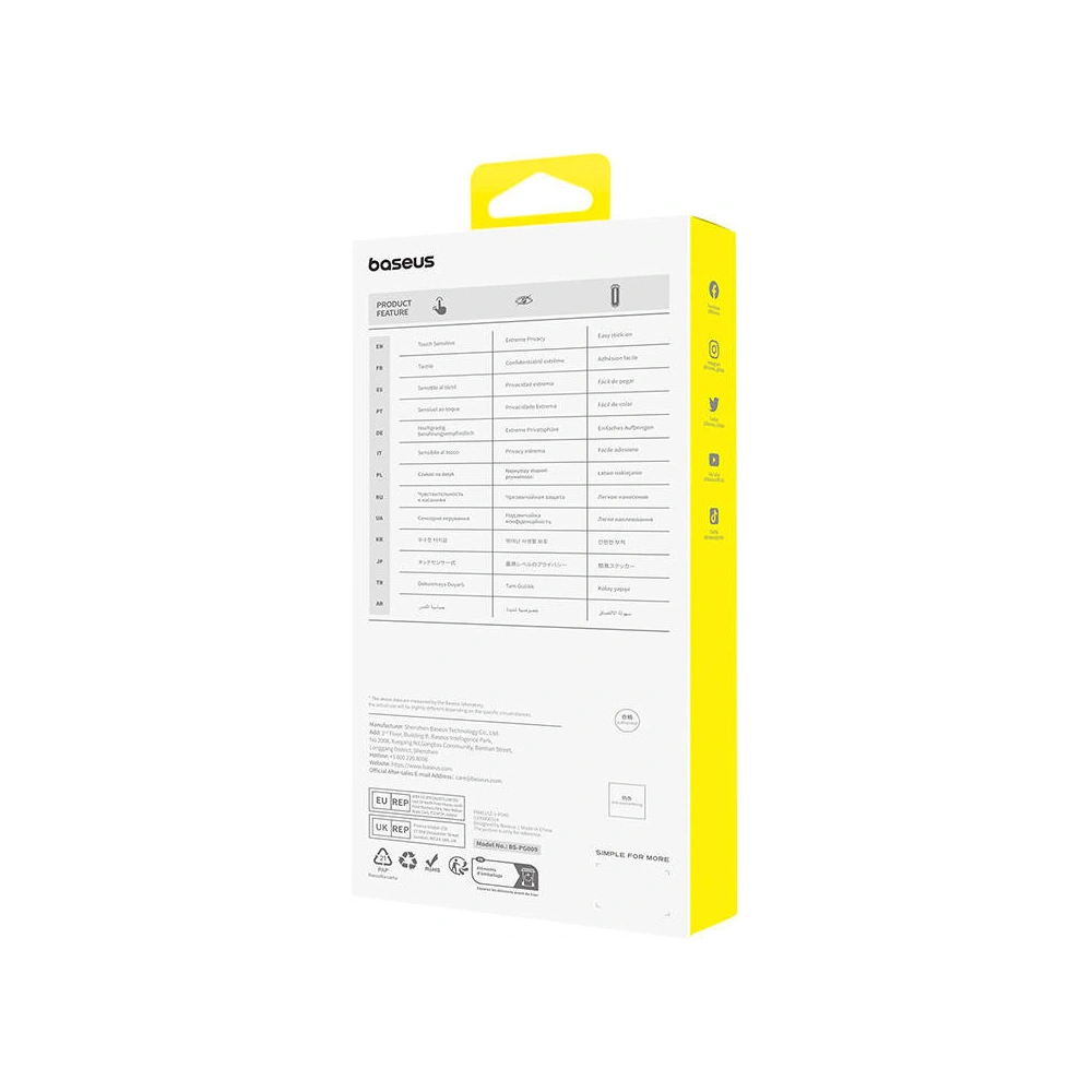 Szkło hartowane Baseus Sapphire Apple iPhone 15 Pro