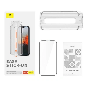 Kup Gehärtetes Glas Baseus Sapphire Apple iPhone 15 Pro Max - BSU4627 - {ean13} - Sklep Home Screen