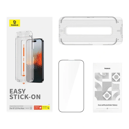 Kup Edzett üveg Baseus Sapphire Apple iPhone 15 Pro Max - BSU4627 - {ean13} - Sklep Home Screen