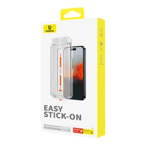 Kup Gehärtetes Glas Baseus Sapphire Apple iPhone 15 Pro Max - BSU4627 - {ean13} - Sklep Home Screen