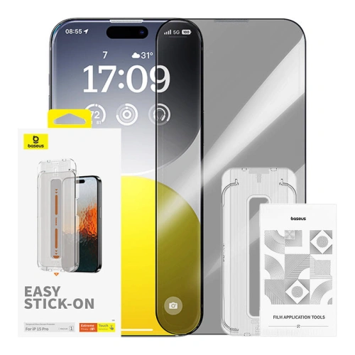 Kup Privatisierendes Glas Baseus Sapphire Apple iPhone 15 Pro - BSU4629 - {ean13} - Sklep Home Screen