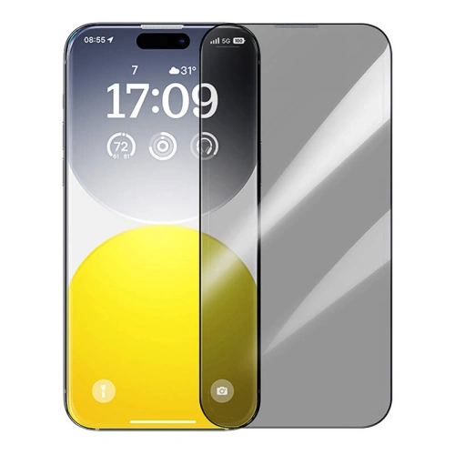 Kup Baseus Apple Sticlă de confidențialitate Sapphire iPhone 15 Pro Max - BSU4631 - {ean13} - Sklep Home Screen