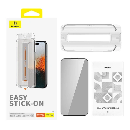 Kup Baseus Apple Sticlă de confidențialitate Sapphire iPhone 15 Pro Max - BSU4631 - {ean13} - Sklep Home Screen