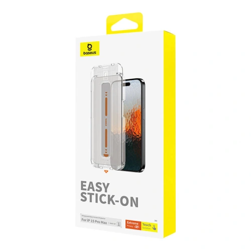 Kup Privatisierendes Glas Baseus Sapphire Apple iPhone 15 Pro Max - BSU4631 - {ean13} - Sklep Home Screen